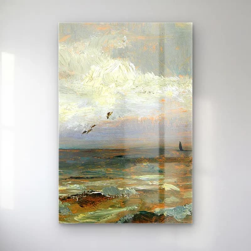 Olga Wisinger-Florian – On the North Sea cam tablo — Olga Wisinger-Florian – On the North Sea — empresyonist yelkenliler