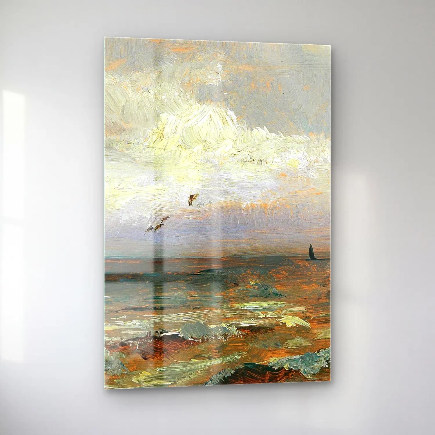 Olga Wisinger-Florian – On the North Sea cam tablo — sol açıdan görünüm