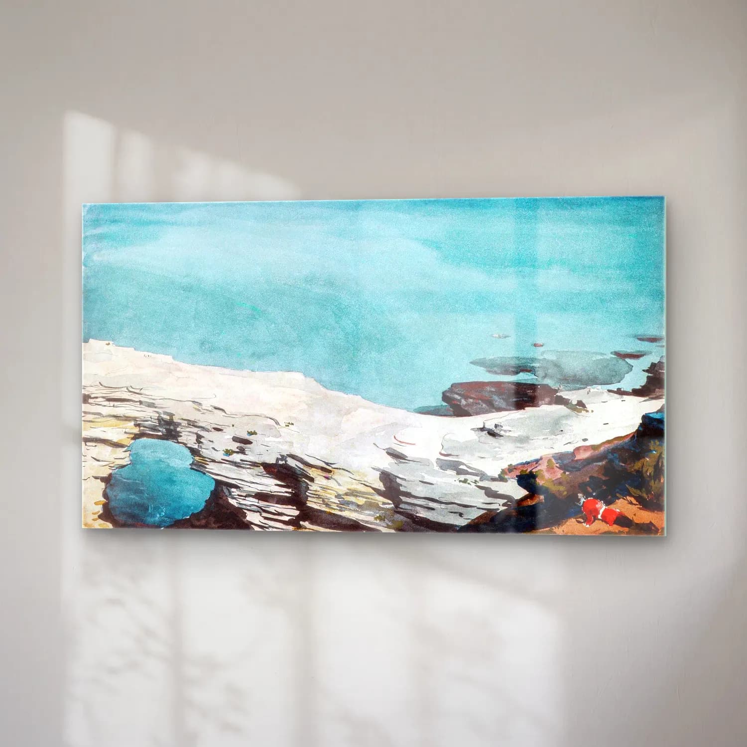 Winslow Homer – natural bridge bermuda cam tablo — sağ açıdan görünüm