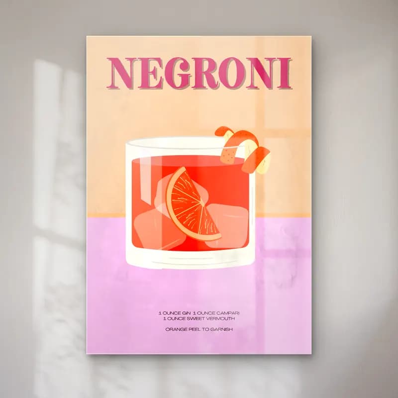Retro Kokteyl No. 11 cam tablo — Retro Kokteyl No. 11 — retro kokteyl