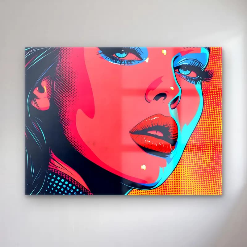 Pop Art Moda İllüstrasyonu No. 31 cam tablo — Pop Art Moda İllüstrasyonu No. 31 — pop art moda i̇llüstrasyonu