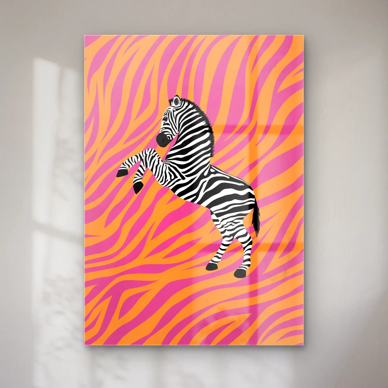 Maksimalist Zebra No. 5 cam tablo — Maksimalist Zebra No. 5 — maksimalist zebra