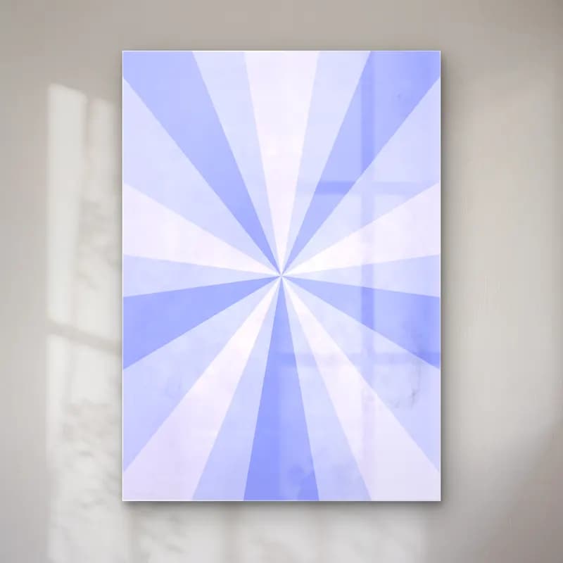 Pastel Dalgalı Çizgiler No. 5 cam tablo — Pastel Dalgalı Çizgiler No. 5 — pastel dalgalı çizgiler