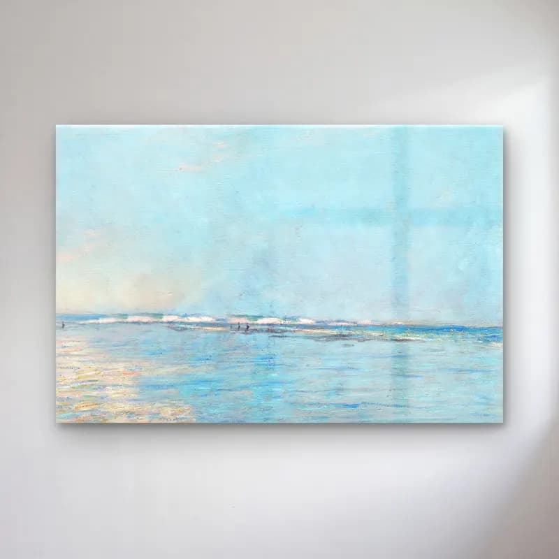Claude Monet – Sakin Deniz Ufku cam tablo — Claude Monet – Sakin Deniz Ufku — empresyonist sakin deniz ufku