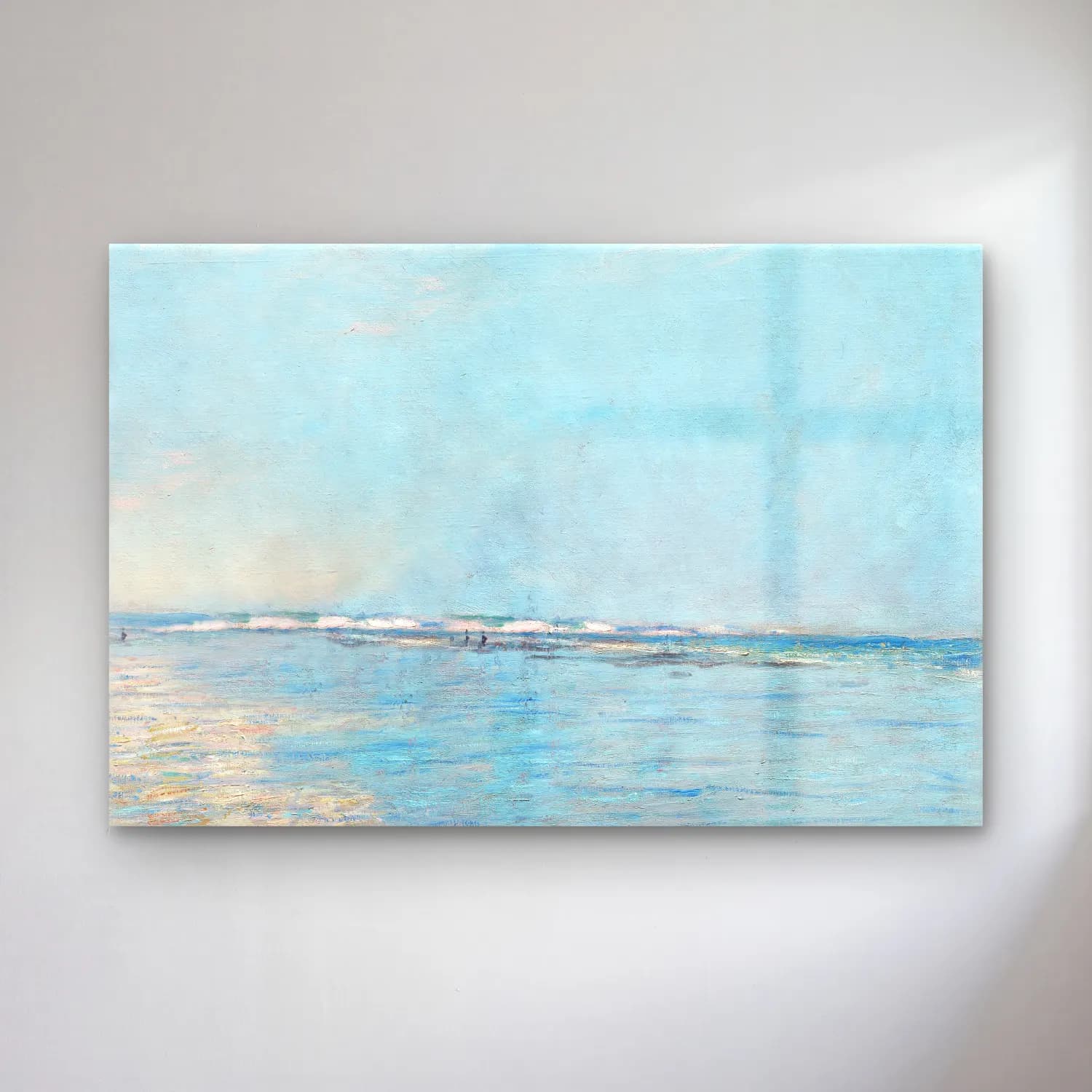 Claude Monet – Sakin Deniz Ufku cam tablo — Claude Monet – Sakin Deniz Ufku — empresyonist sakin deniz ufku