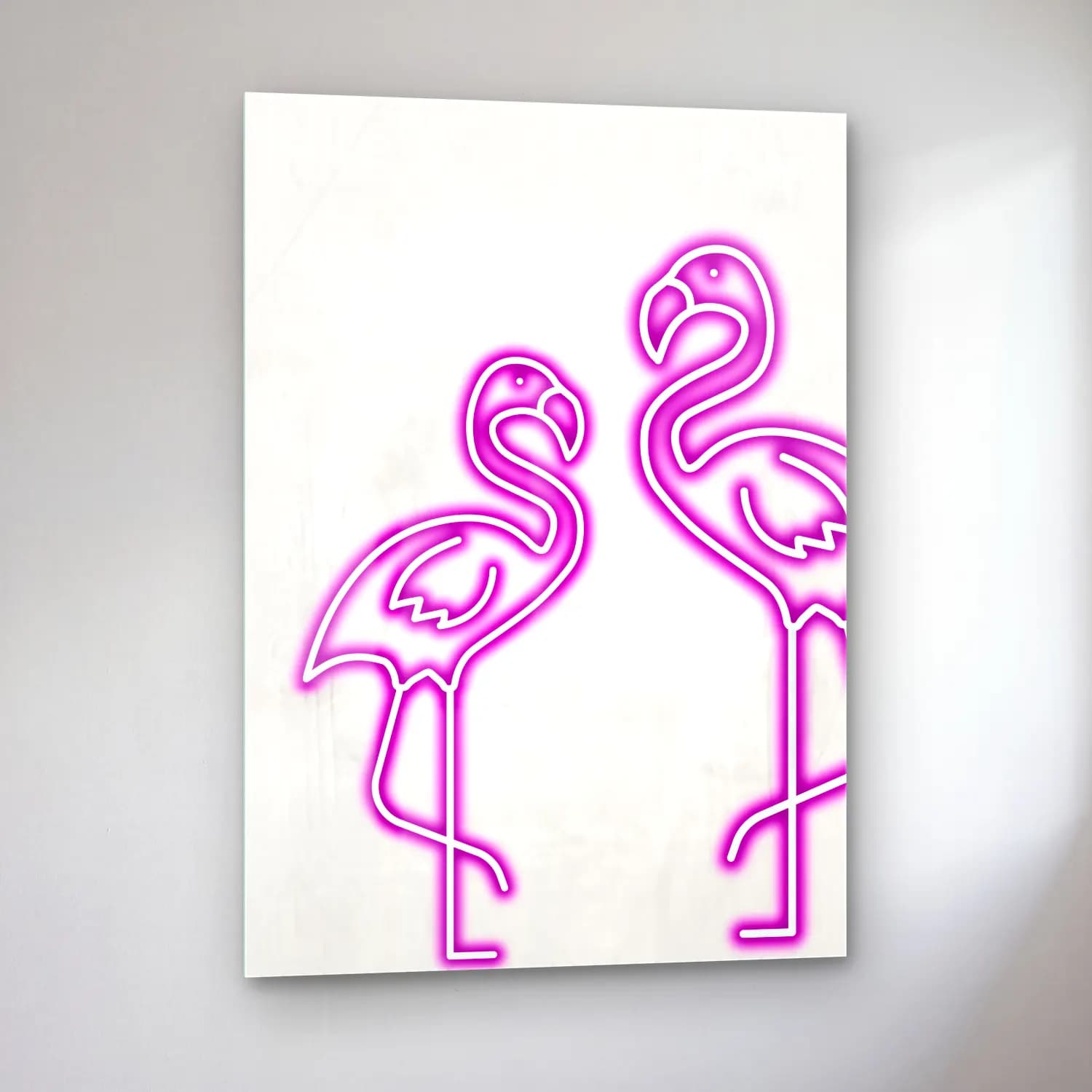 RETRO - TRENDY – Flamingo cam tablo — sol açıdan görünüm