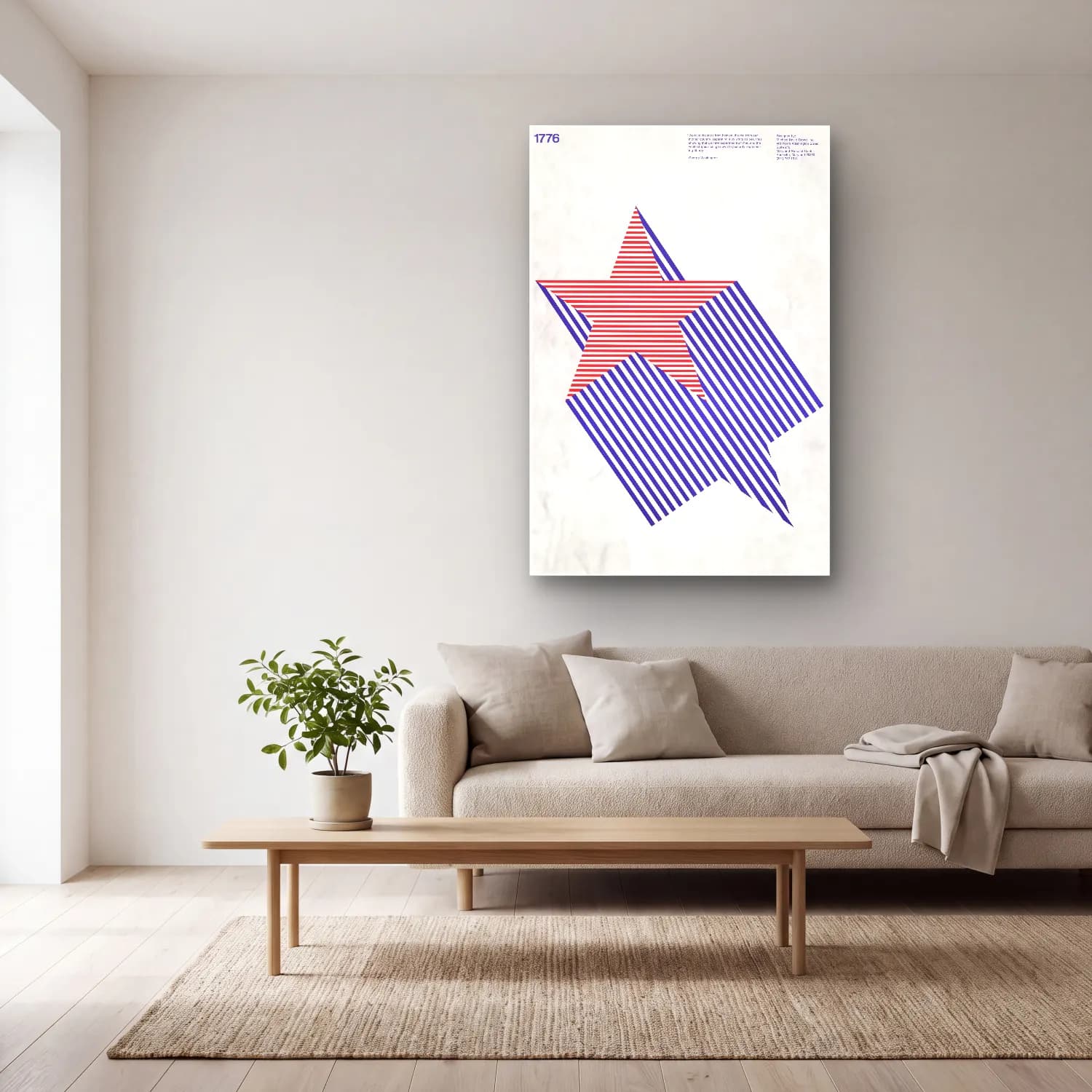 Pop Art Soyut Formlar – Kırmızı Tonlar cam tablo — açık renk salonda