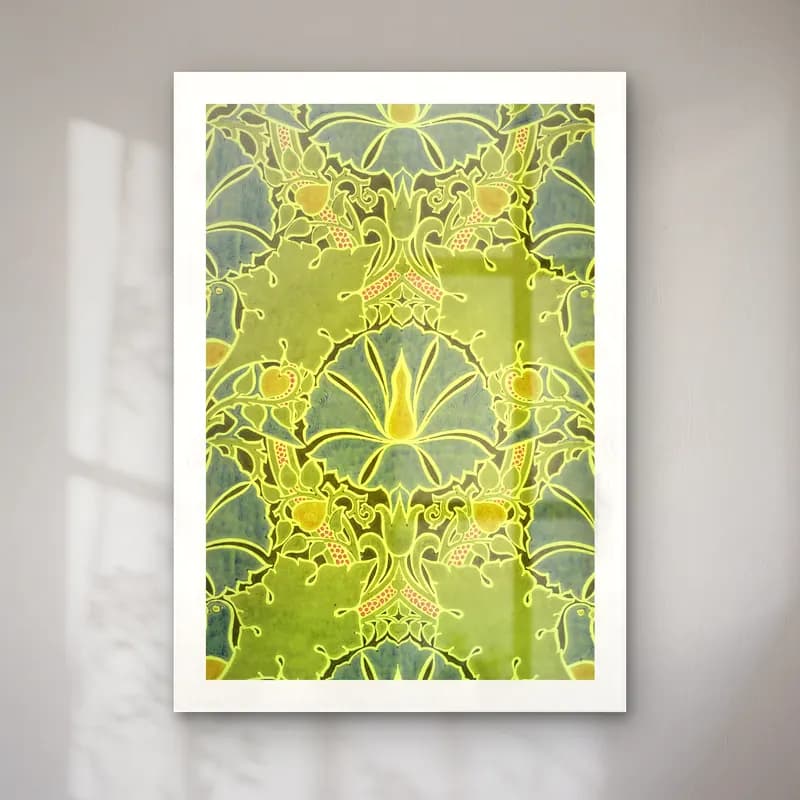 Pastel Çiçek Deseni No. 2 cam tablo — Pastel Çiçek Deseni No. 2 — pastel çiçek deseni