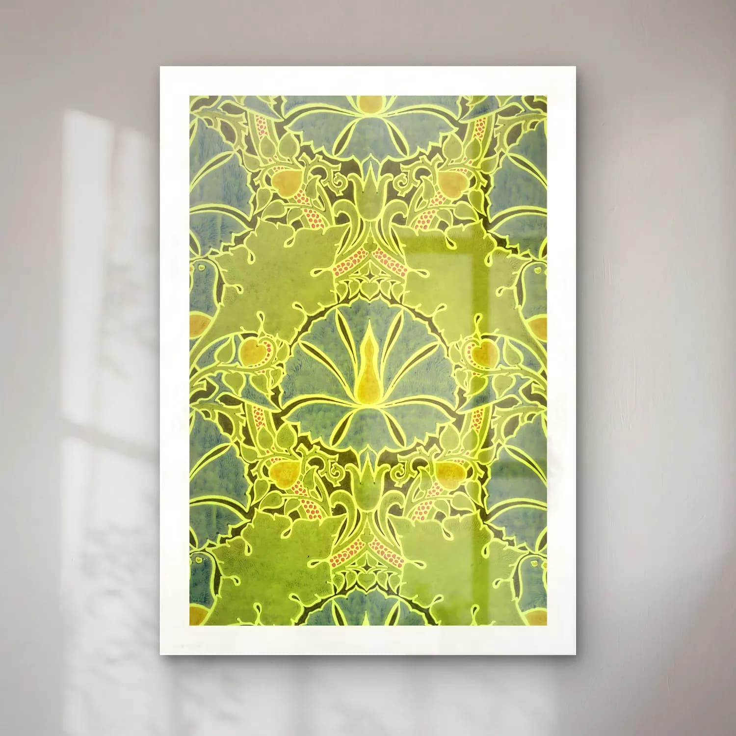 Pastel Çiçek Deseni No. 2 cam tablo — Pastel Çiçek Deseni No. 2 — pastel çiçek deseni