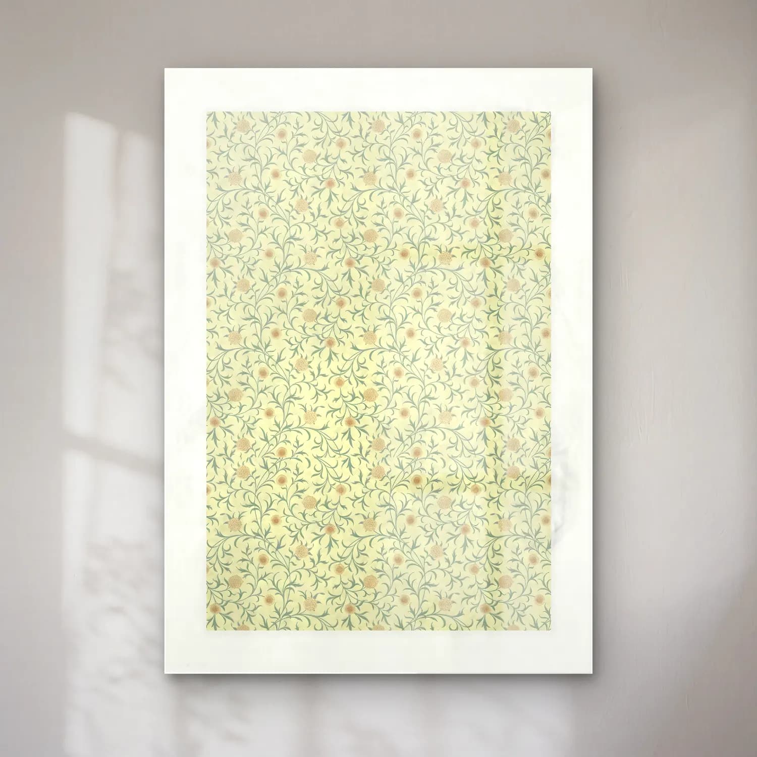 Pastel Çiçek Deseni No. 5 cam tablo — Pastel Çiçek Deseni No. 5 — pastel çiçek deseni