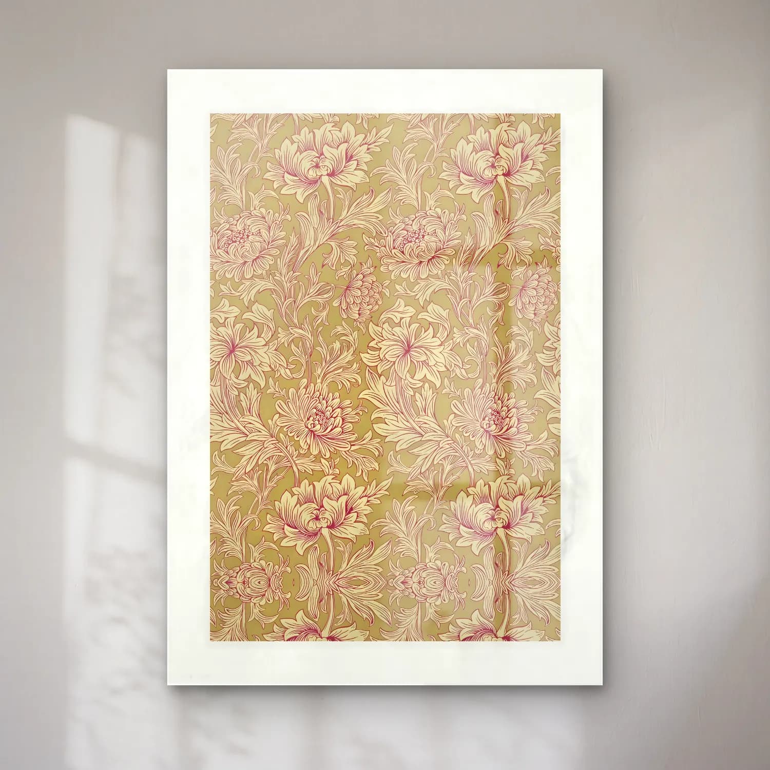 Botanik İllüstrasyon Çiçek Deseni No. 5 cam tablo — Botanik İllüstrasyon Çiçek Deseni No. 5 — botanik i̇llüstrasyon çiçek deseni