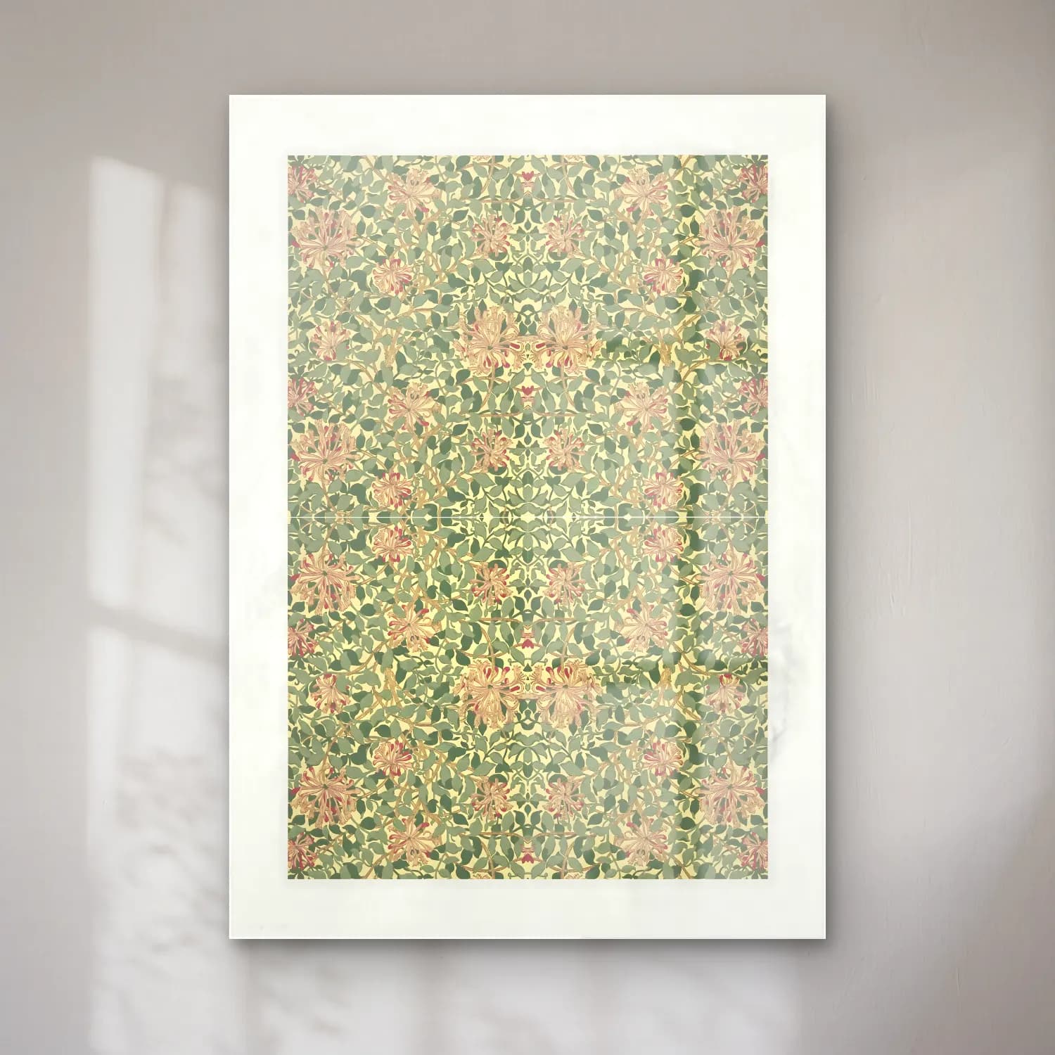 Boho Çiçek Deseni No. 4 cam tablo — Boho Çiçek Deseni No. 4 — boho çiçek deseni