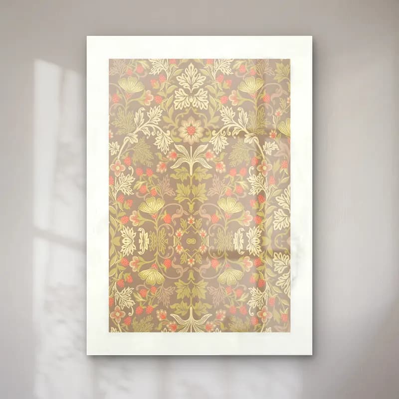 Pastel Çiçek Deseni No. 12 cam tablo — Pastel Çiçek Deseni No. 12 — pastel çiçek deseni