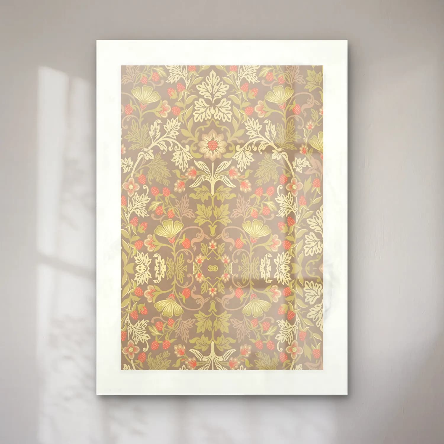 Pastel Çiçek Deseni No. 12 cam tablo — Pastel Çiçek Deseni No. 12 — pastel çiçek deseni