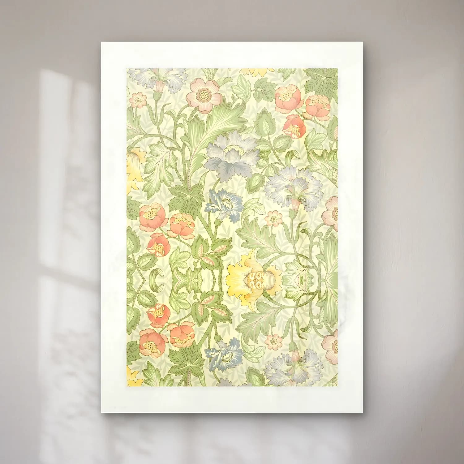 Pastel Çiçek Deseni No. 13 cam tablo — Pastel Çiçek Deseni No. 13 — pastel çiçek deseni