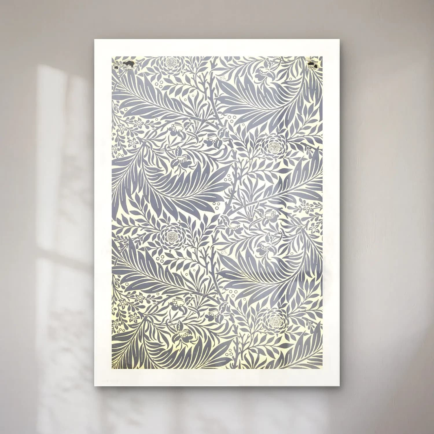 Siyah Beyaz Çiçek Deseni No. 2 cam tablo — Siyah Beyaz Çiçek Deseni No. 2 — siyah beyaz çiçek deseni
