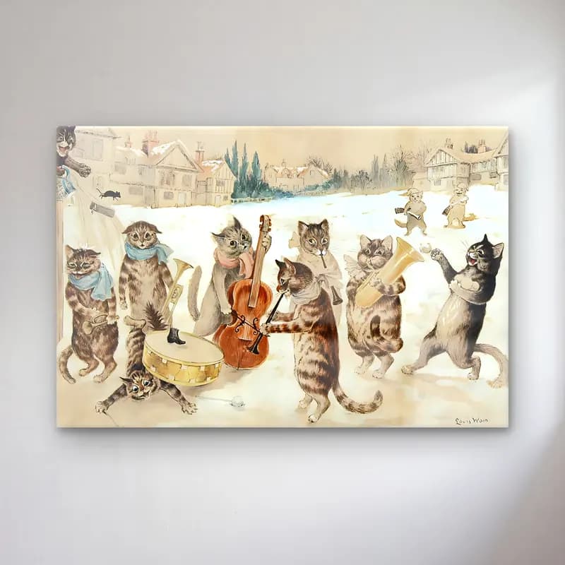 Vintage Kedi No. 2 cam tablo — Vintage Kedi No. 2 — vintage kedi
