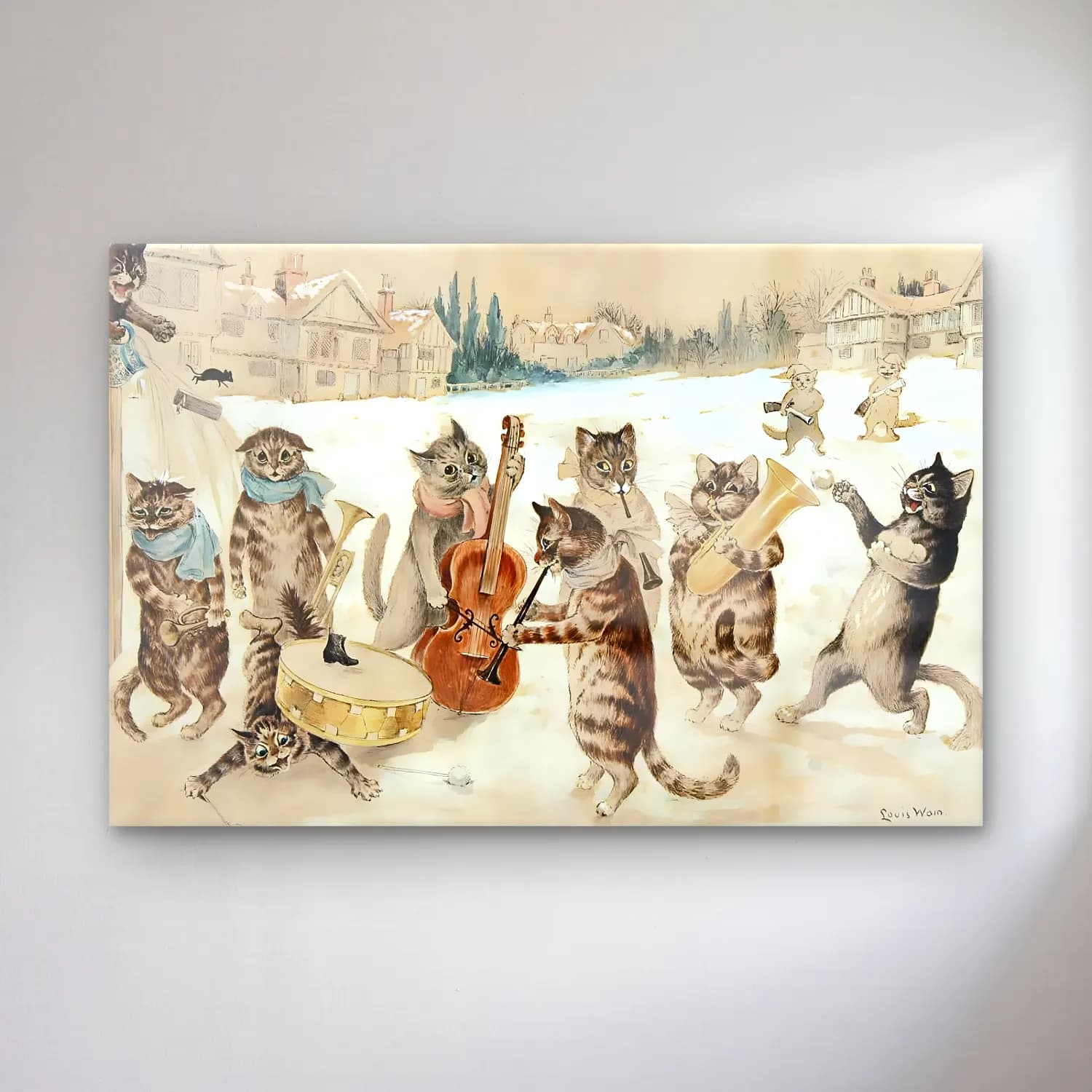 Vintage Kedi No. 2 cam tablo — Vintage Kedi No. 2 — vintage kedi