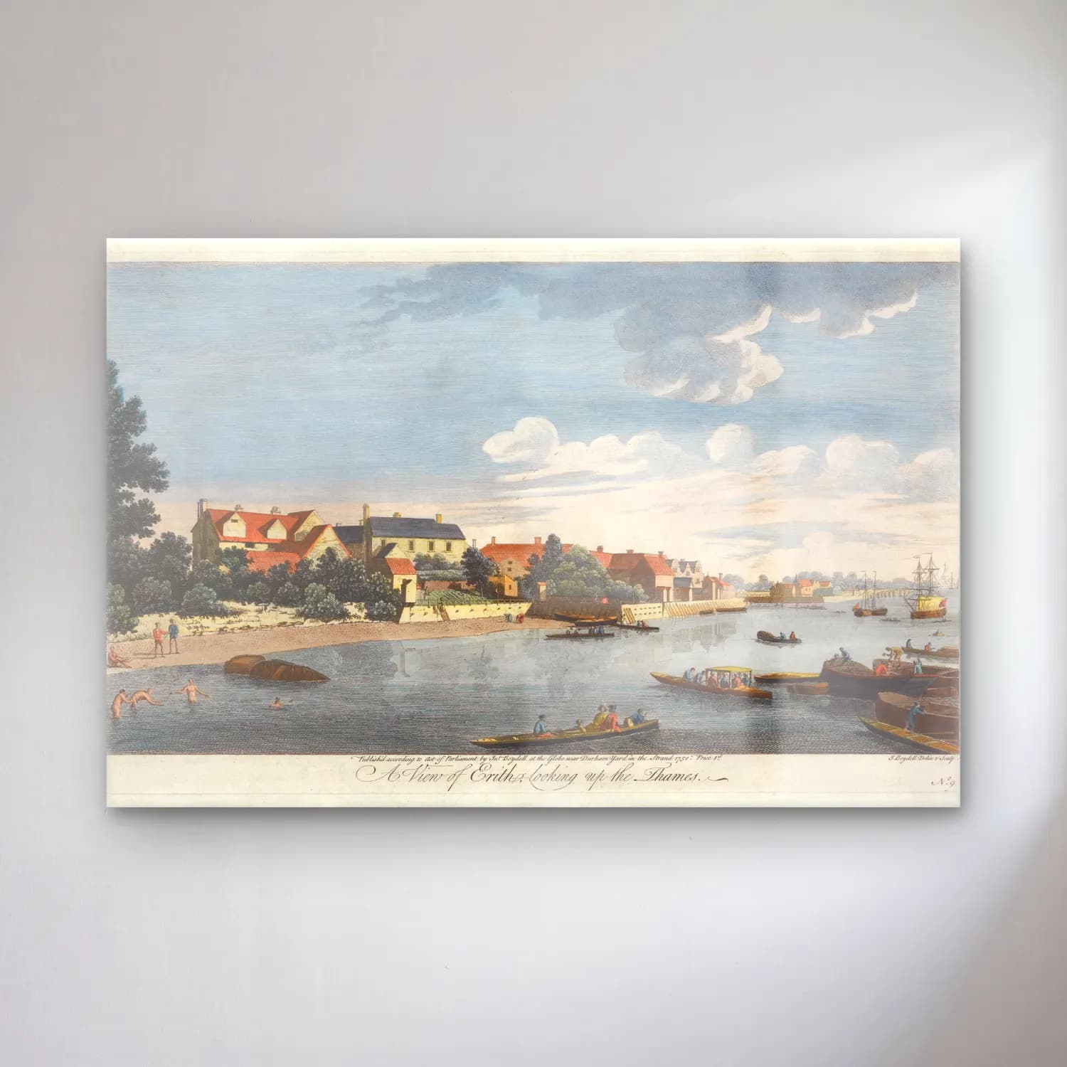 Vintage Liman ve Tekneler No. 3 cam tablo — Vintage Liman ve Tekneler No. 3 — vintage liman ve tekneler