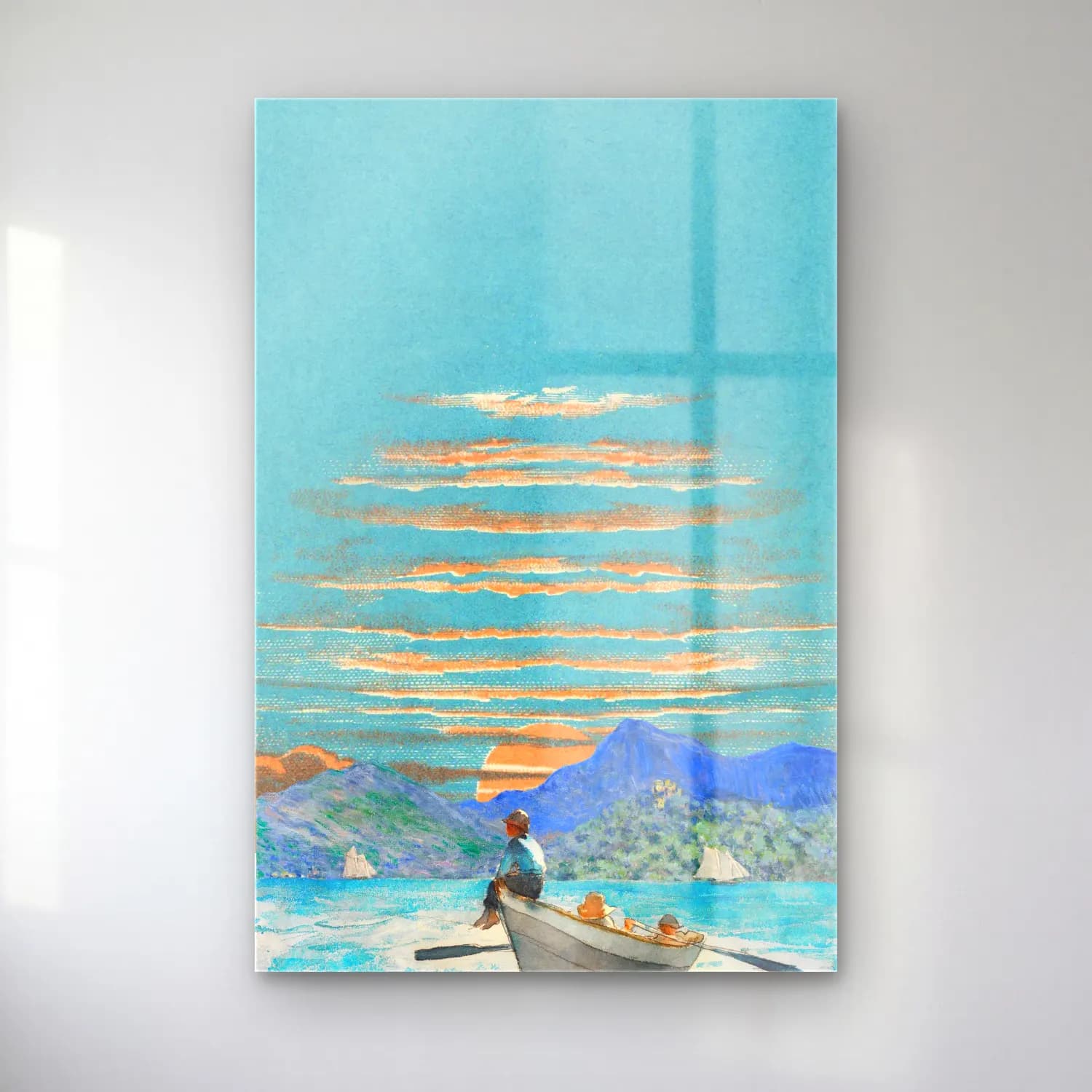 Pastel Gün Batımı Gökyüzü No. 2 cam tablo — Pastel Gün Batımı Gökyüzü No. 2 — pastel gün batımı gökyüzü