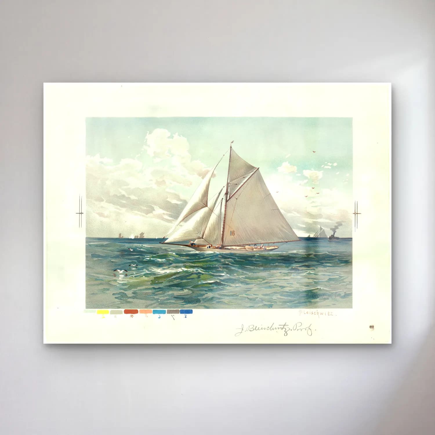 Vintage Yelken Yarışı – Bej Tonlar cam tablo — Vintage Yelken Yarışı – Bej Tonlar — vintage yelken yarışı
