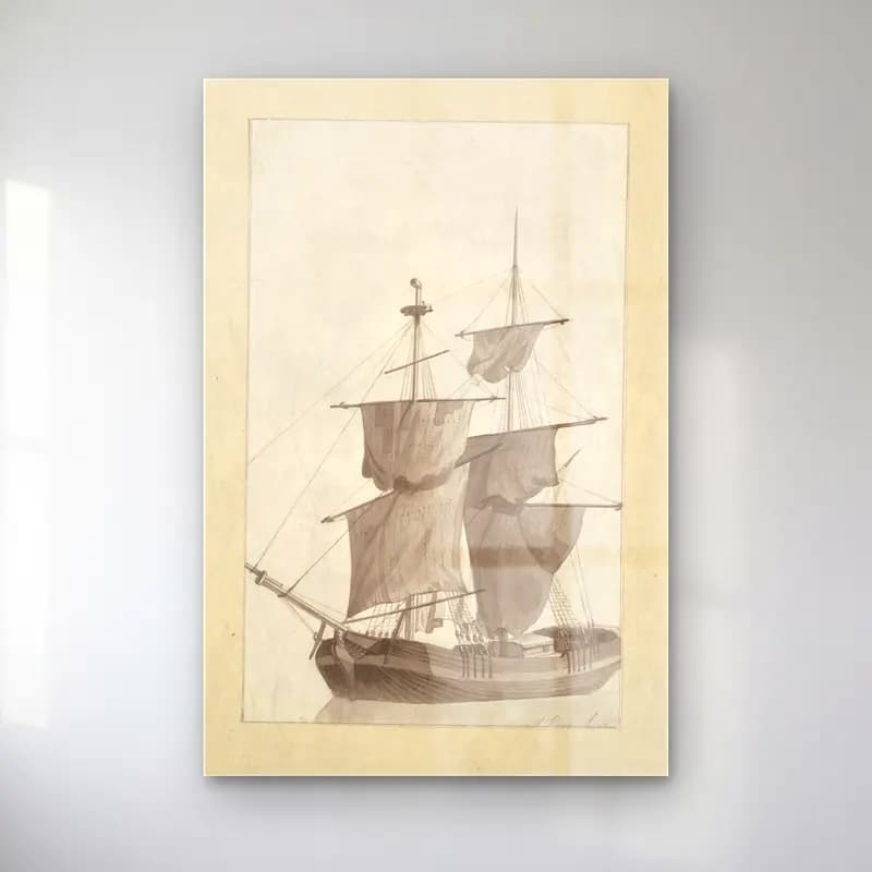 Vintage Yelkenliler – Siyah Beyaz Tonlar cam tablo — Vintage Yelkenliler – Siyah Beyaz Tonlar — vintage yelkenliler