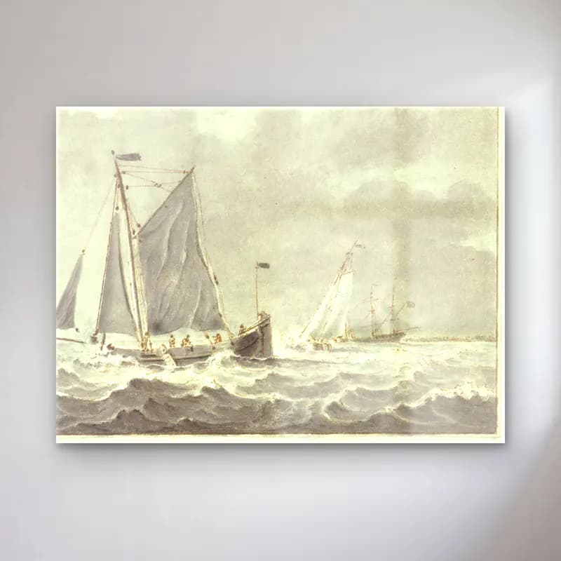 Vintage Yelkenliler – Bej Tonlar cam tablo — Vintage Yelkenliler – Bej Tonlar — vintage yelkenliler