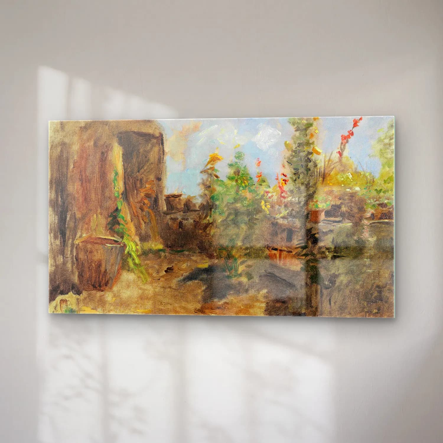 Olga Wisinger-Florian – Olga Wisinger-Florian - Farmhouse Garden cam tablo — sağ açıdan görünüm