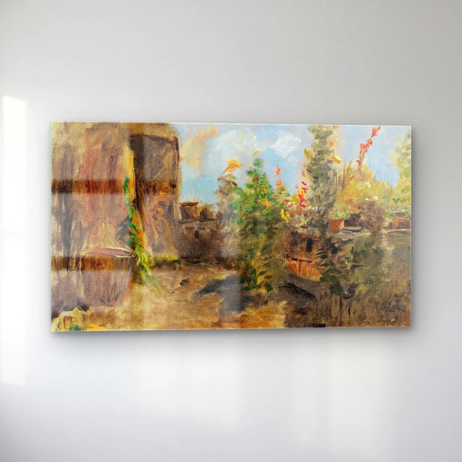 Olga Wisinger-Florian – Olga Wisinger-Florian - Farmhouse Garden cam tablo — sol açıdan görünüm