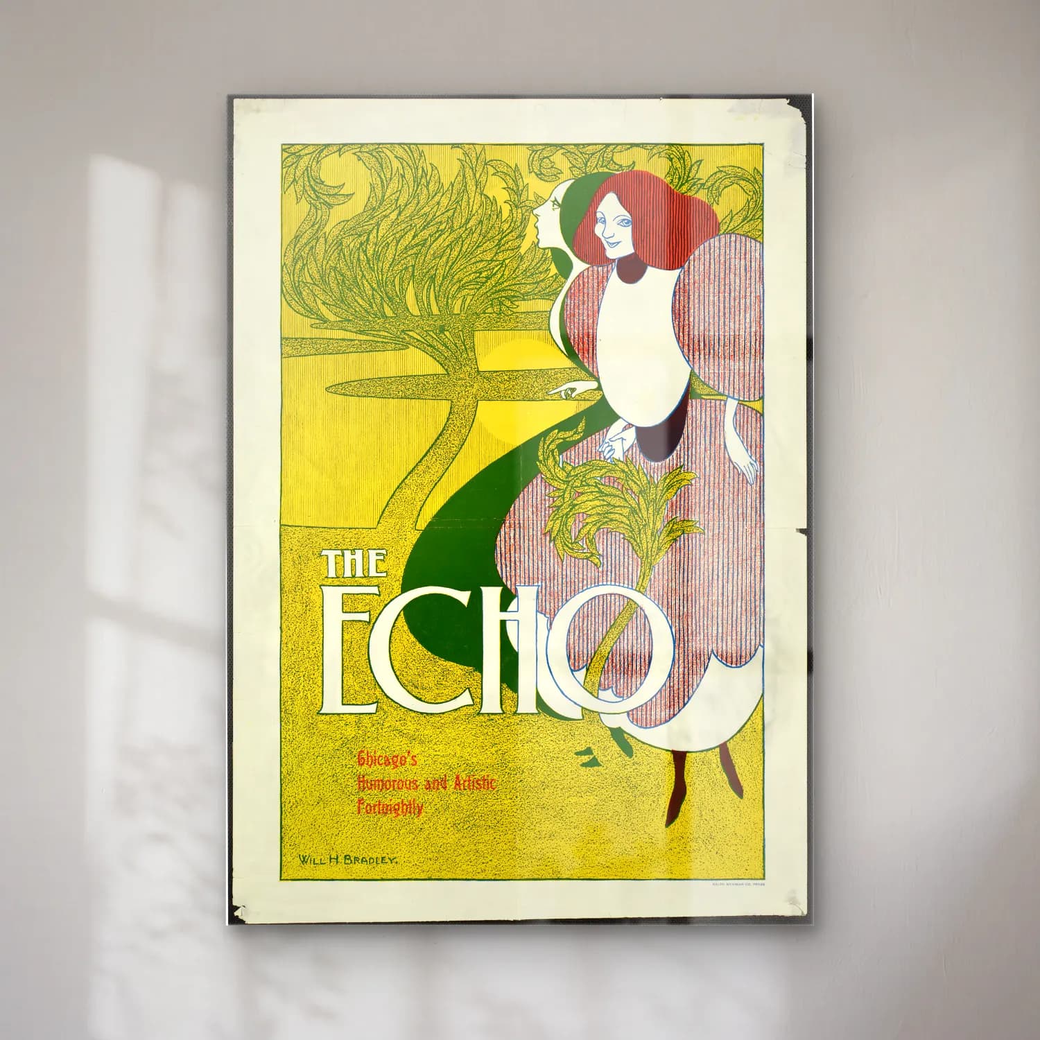 Vintage Poster Elbiseli Kadın No. 8 cam tablo — Vintage Poster Elbiseli Kadın No. 8 — vintage poster elbiseli kadın