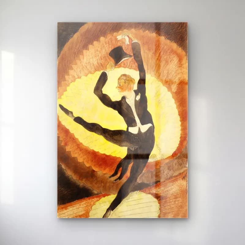 Vintage Balerin – Siyah Beyaz Tonlar cam tablo — Vintage Balerin – Siyah Beyaz Tonlar — vintage balerin