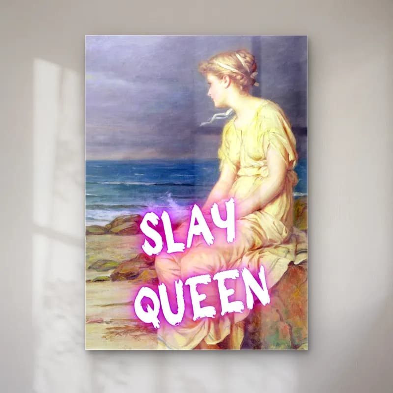 Pastel Yazılı Tasarım No. 7 cam tablo — Pastel Yazılı Tasarım No. 7 — pastel yazılı tasarım