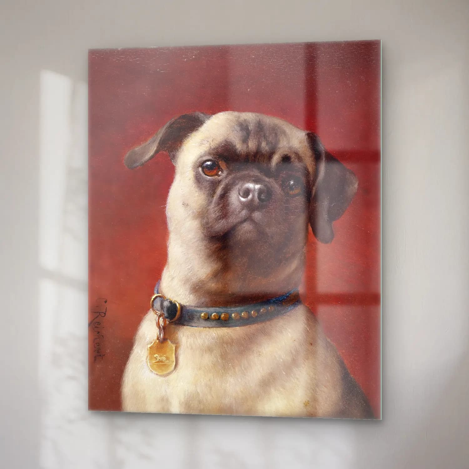Carl Reichert – Mops cam tablo — sağ açıdan görünüm