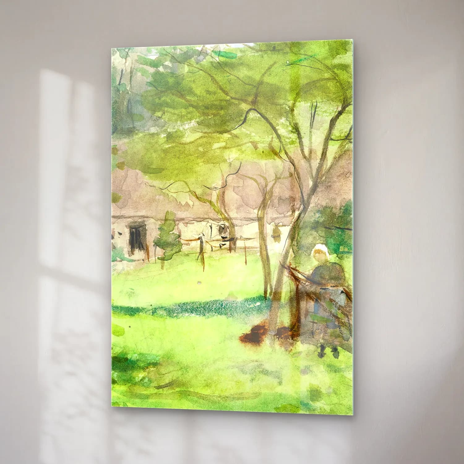 Berthe Morisot – Paysage cam tablo — sağ açıdan görünüm