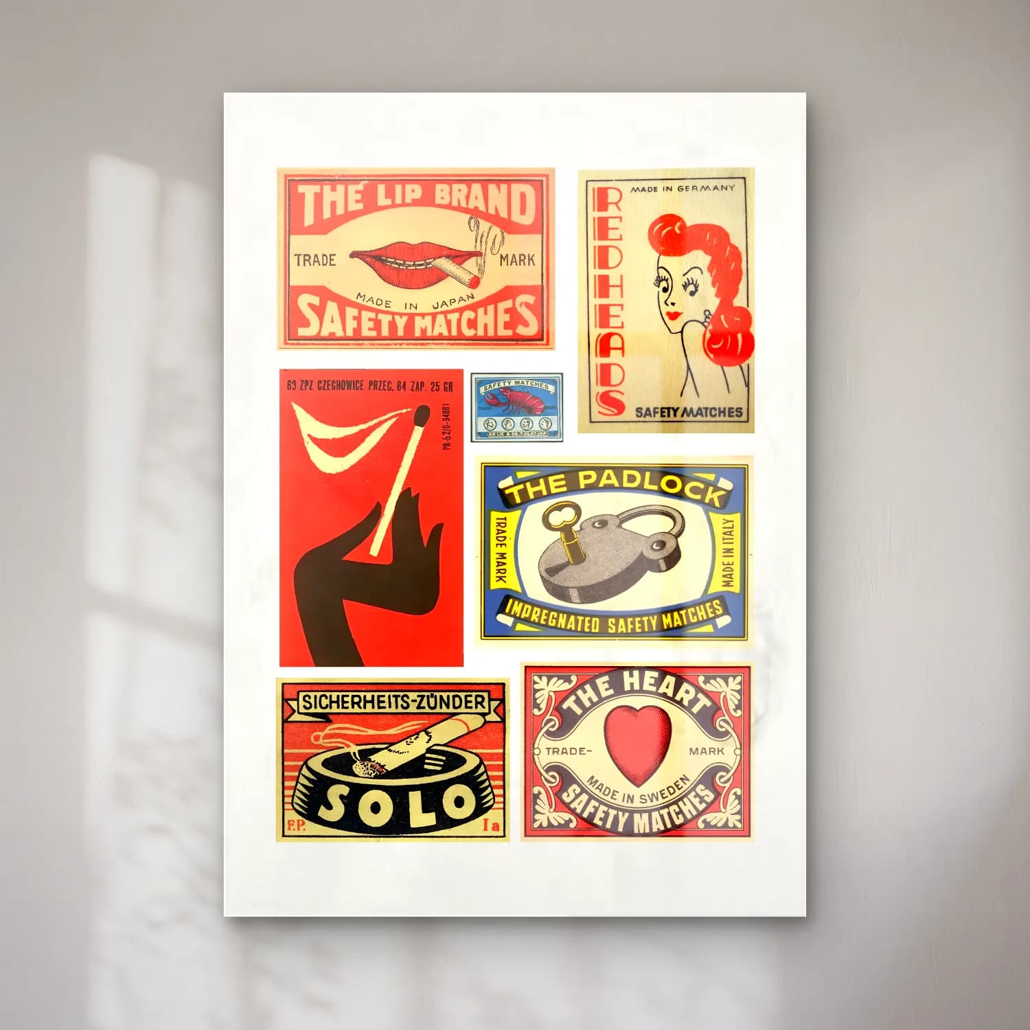 Vintage Poster Topuklu Ayakkabı ve Çanta – Kırmızı Tonlar cam tablo — Vintage Poster Topuklu Ayakkabı ve Çanta – Kırmızı Tonlar — vintage poster topuklu ayakkabı ve çanta