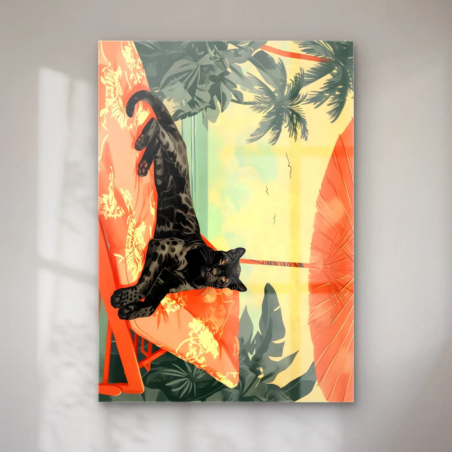 Vintage Kedi No. 9 cam tablo — Vintage Kedi No. 9 — vintage kedi
