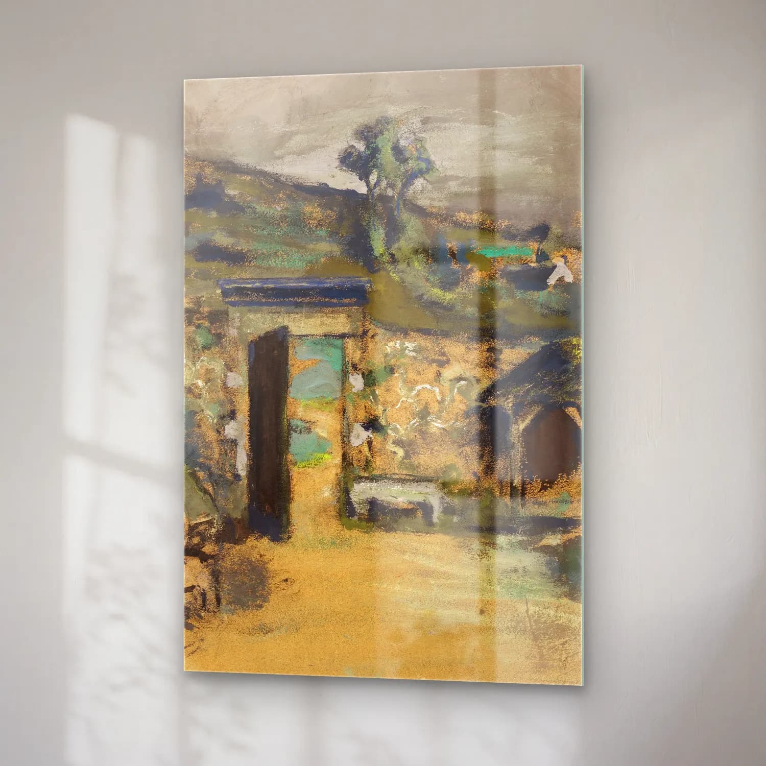 Édouard Vuillard – Kır Evi cam tablo — sağ açıdan görünüm