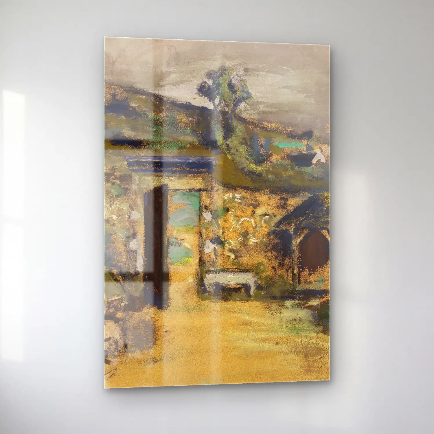 Édouard Vuillard – Kır Evi cam tablo — sol açıdan görünüm