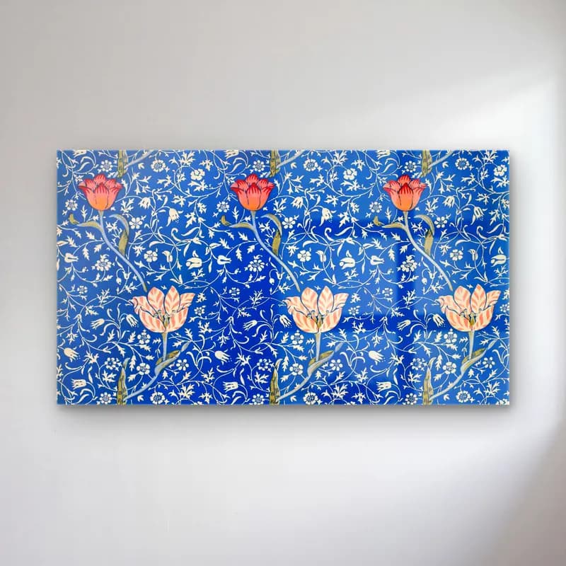 Maksimalist Çiçek Deseni No. 5 cam tablo — Maksimalist Çiçek Deseni No. 5 — maksimalist çiçek deseni