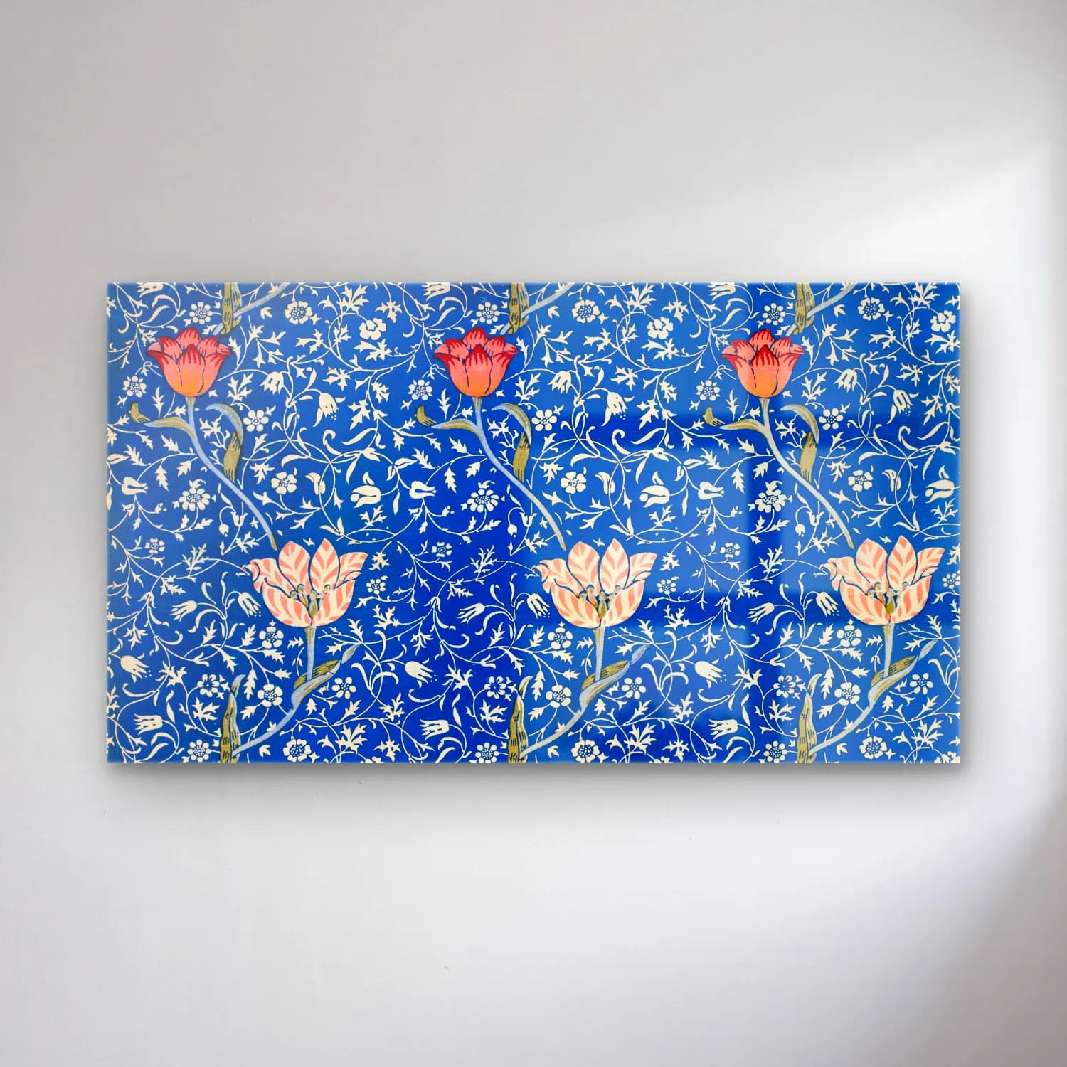Maksimalist Çiçek Deseni No. 5 cam tablo — Maksimalist Çiçek Deseni No. 5 — maksimalist çiçek deseni