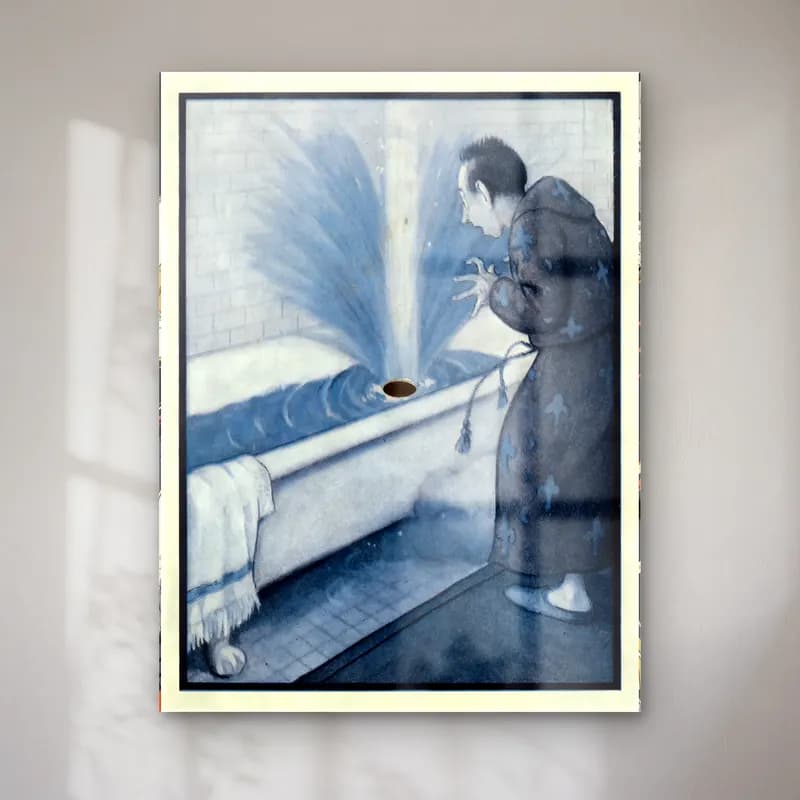 Vintage Dini Sahne No. 3 cam tablo — Vintage Dini Sahne No. 3 — vintage dini sahne