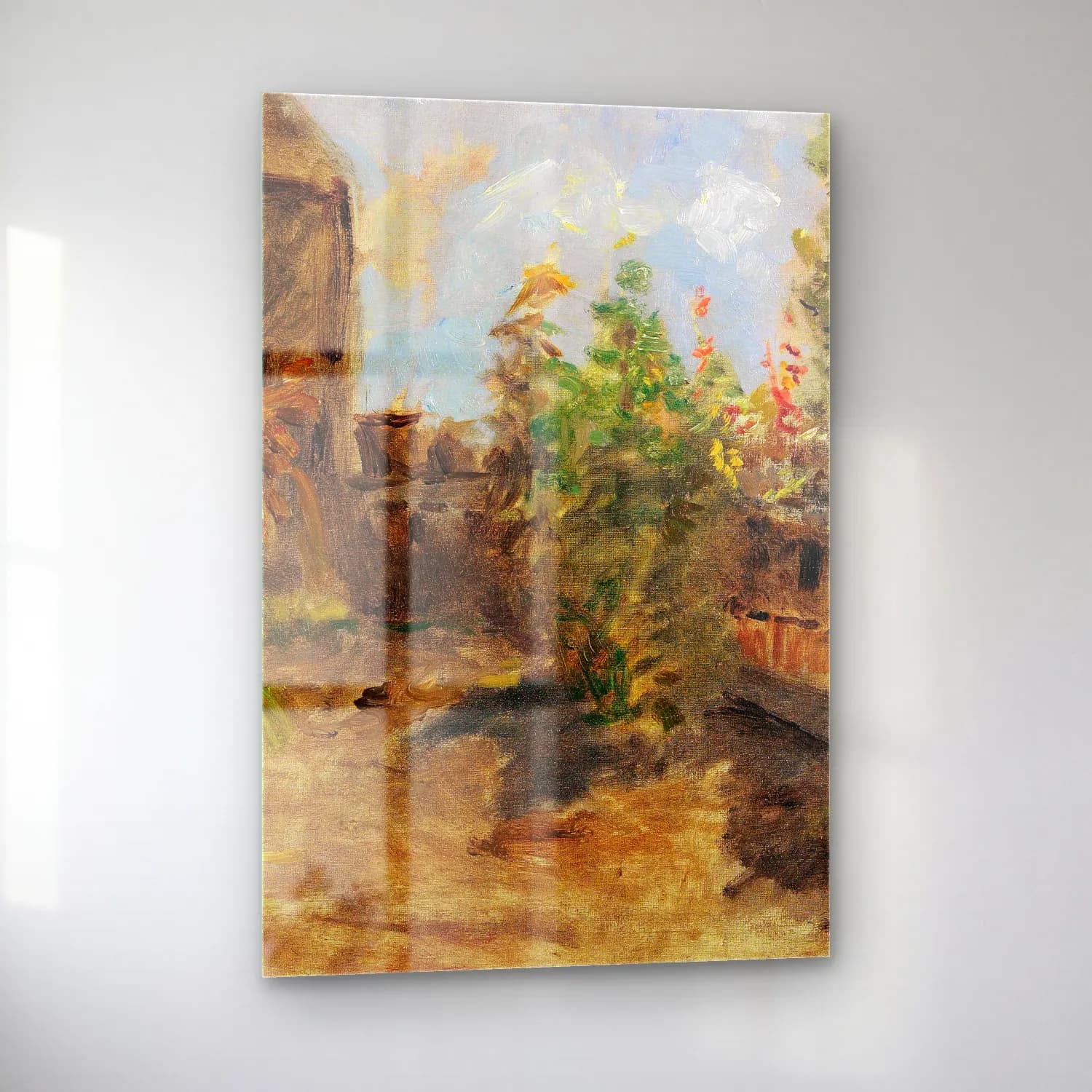 Olga Wisinger-Florian – Farmhouse Garden cam tablo — sol açıdan görünüm
