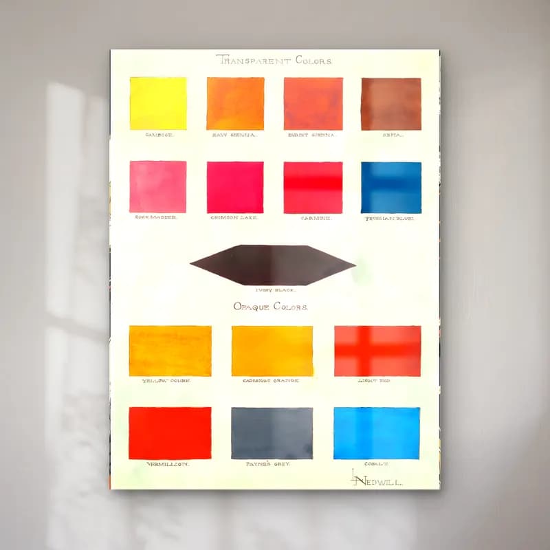 Bauhaus Renk Alanları No. 2 cam tablo — Bauhaus Renk Alanları No. 2 — bauhaus renk alanları
