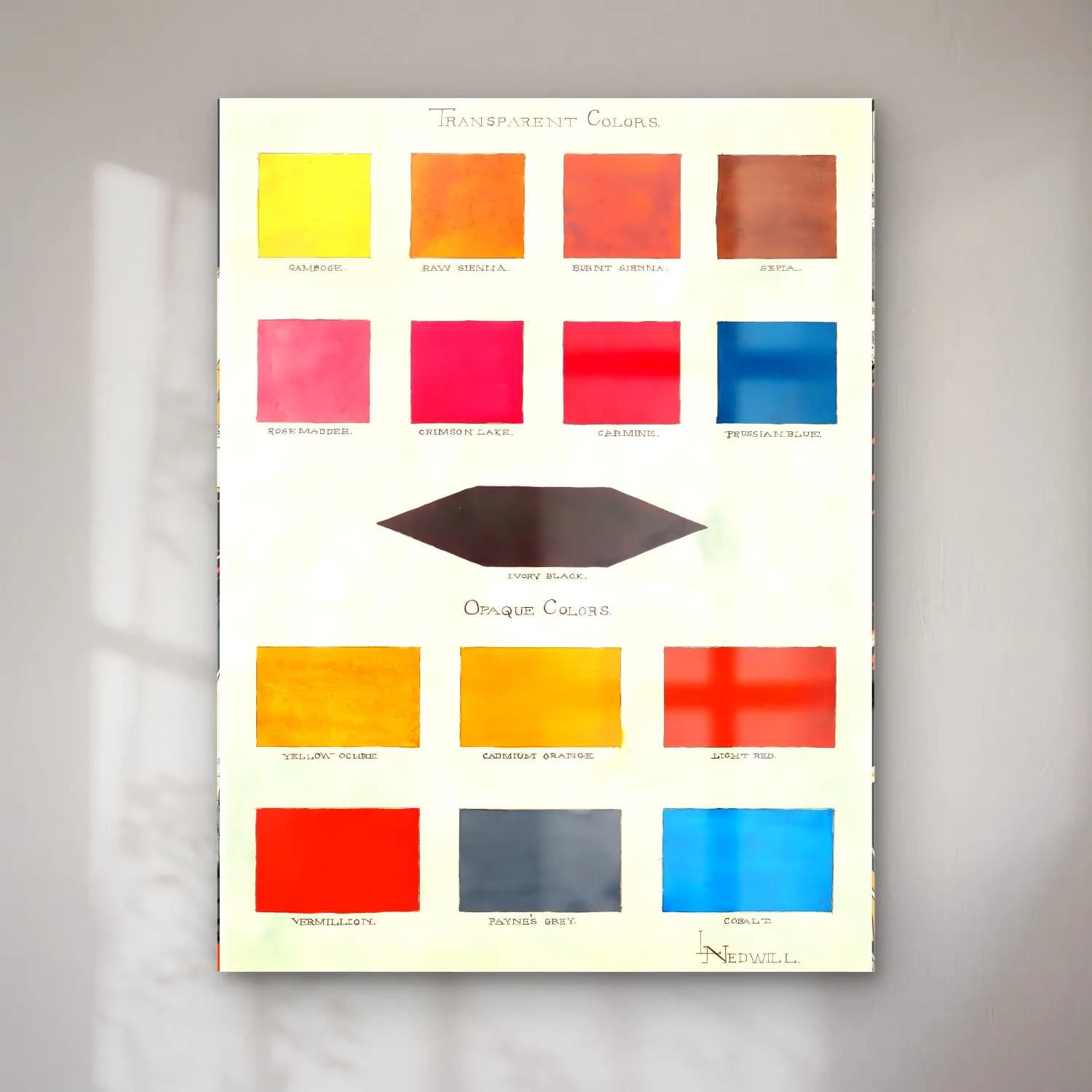 Bauhaus Renk Alanları No. 2 cam tablo — Bauhaus Renk Alanları No. 2 — bauhaus renk alanları