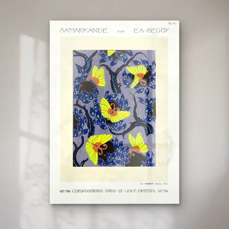 Maksimalist Çiçek Deseni No. 18 cam tablo — Maksimalist Çiçek Deseni No. 18 — maksimalist çiçek deseni