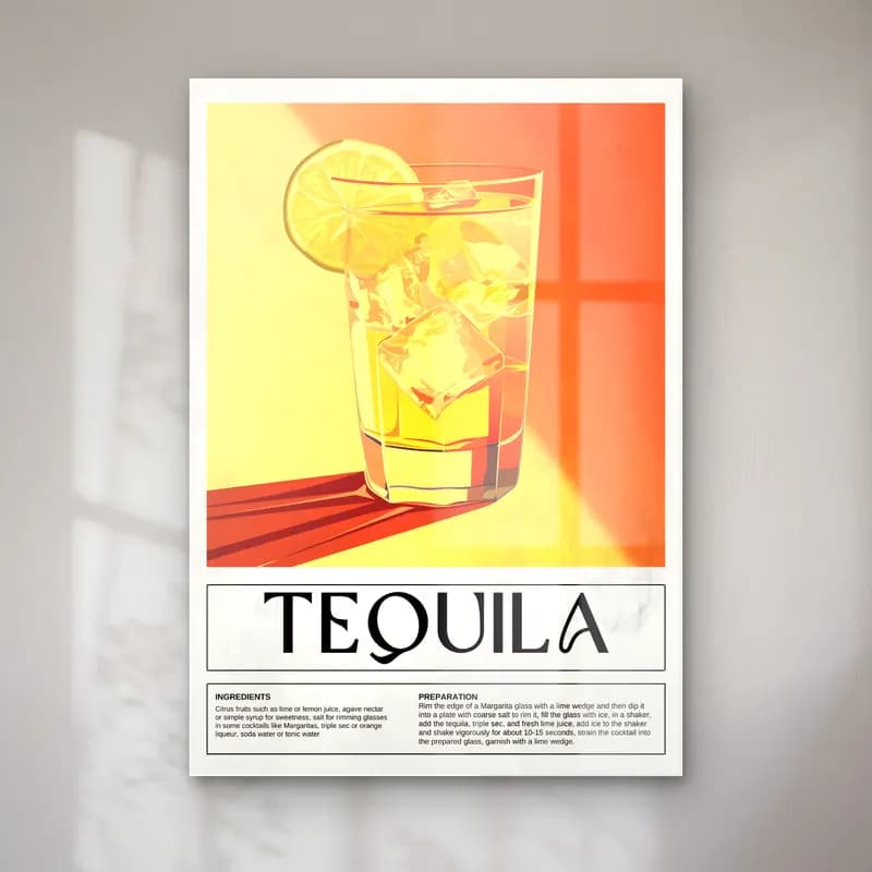 Vintage Poster Kokteyl No. 26 cam tablo — Vintage Poster Kokteyl No. 26 — vintage poster kokteyl