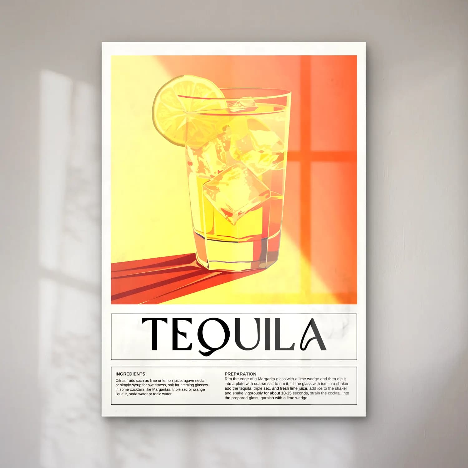 Vintage Poster Kokteyl No. 26 cam tablo — Vintage Poster Kokteyl No. 26 — vintage poster kokteyl
