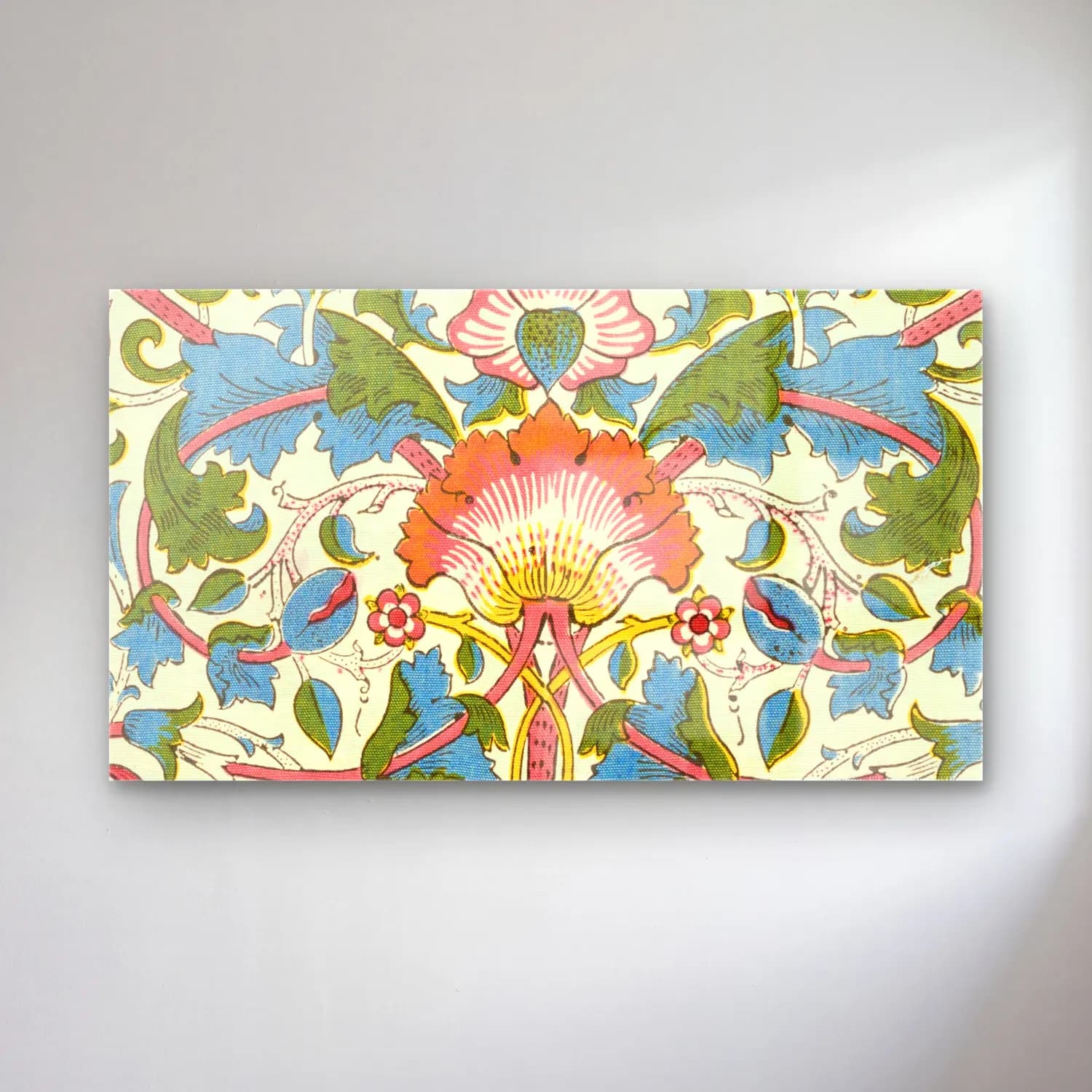 Vintage Çiçek Deseni No. 17 cam tablo — Vintage Çiçek Deseni No. 17 — vintage çiçek deseni