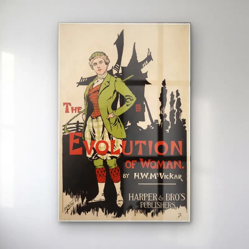 Vintage Poster Şapkalı Kadın No. 8 cam tablo — Vintage Poster Şapkalı Kadın No. 8 — vintage poster şapkalı kadın