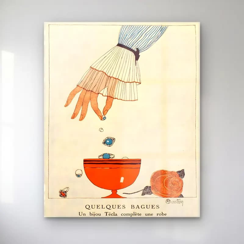 Vintage Eller No. 6 cam tablo — Vintage Eller No. 6 — vintage eller